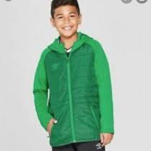 Green Umbro Boys Jacket